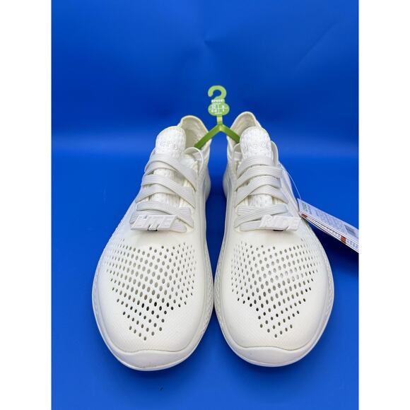 Crocs Literide 360 Pacer W Cream Size Women's 10 206705-1CV Shoe Sneaker Nwt - Picture 1 of 5